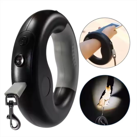 Correa Retractil Perros 3 En 1