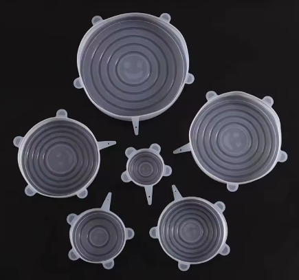 Set de tapas de silicona X6 pza