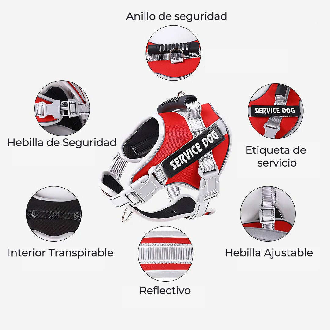 Arnes Pechera Para Perro Service Dog
