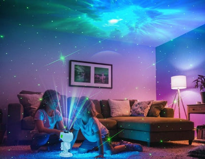 Proyector / Lampara Astronauta Parlante Nebulosa