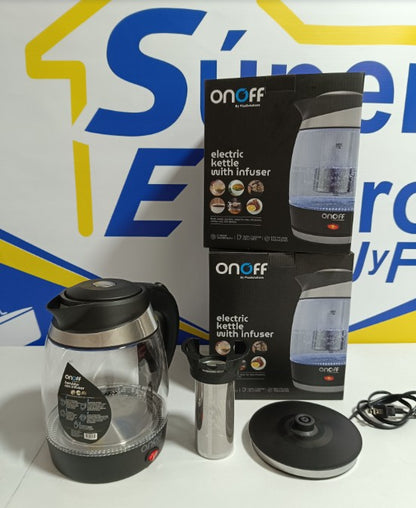 Hervidor agua tetera 1.8 litros onoff