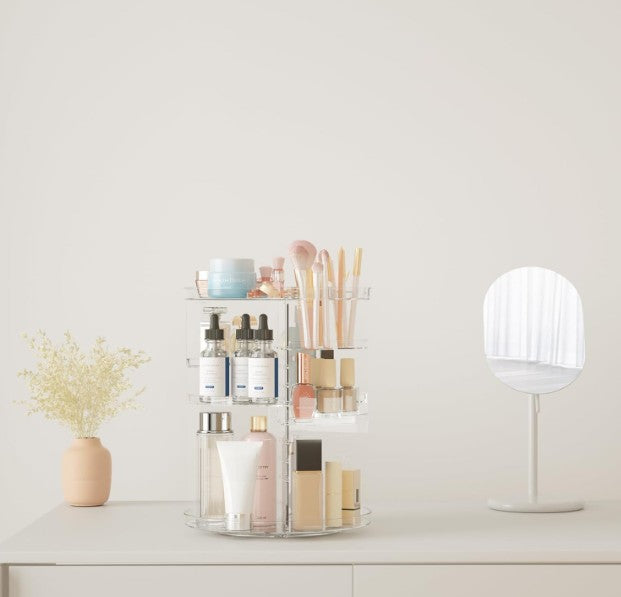 Organizador Maquillaje 360° Giratorio ⚡