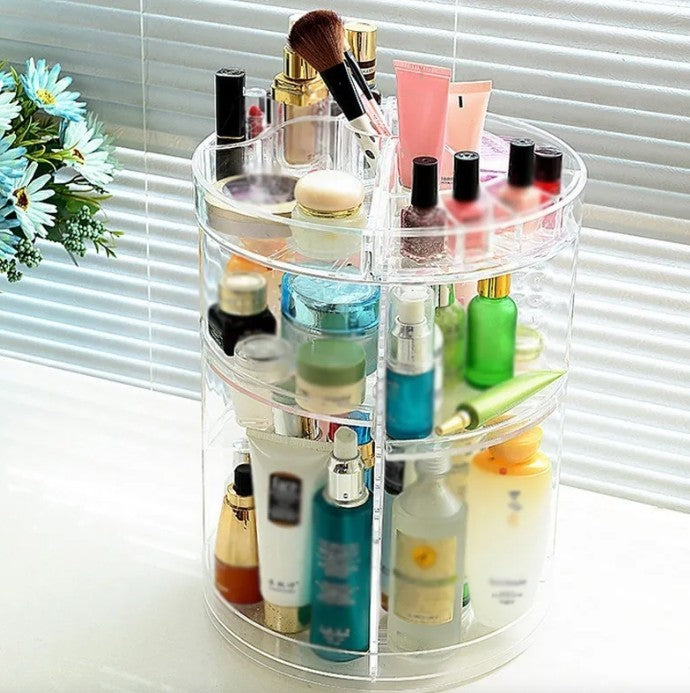 Organizador Maquillaje 360° Giratorio ⚡