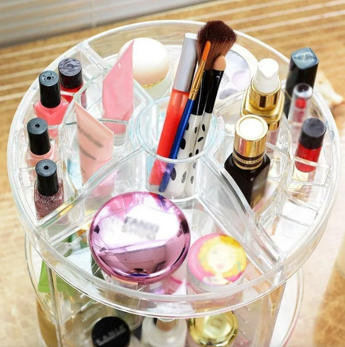 Organizador Maquillaje 360° Giratorio ⚡
