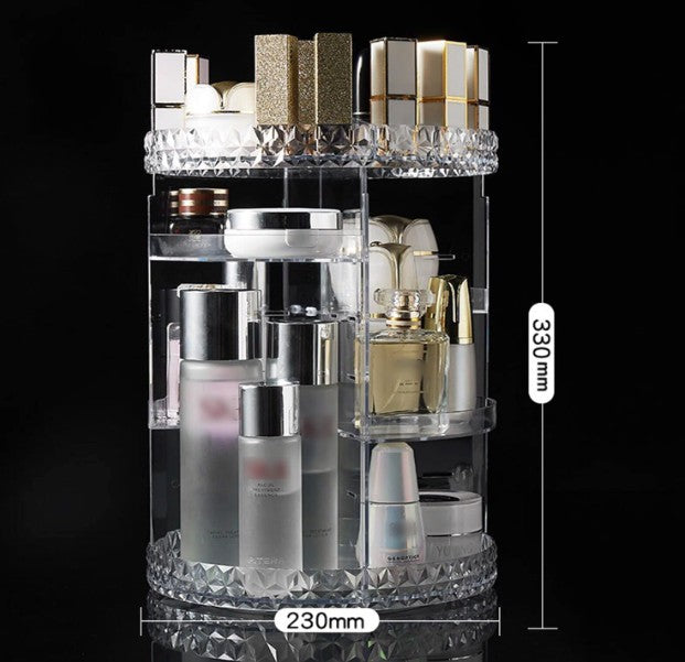 Organizador Maquillaje 360° Giratorio ⚡