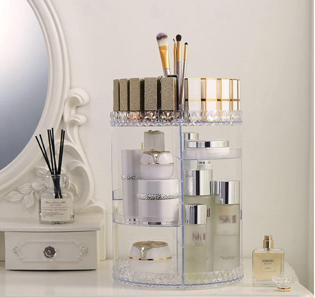 Organizador Maquillaje 360° Giratorio ⚡