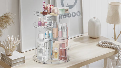 Organizador Maquillaje 360° Giratorio ⚡